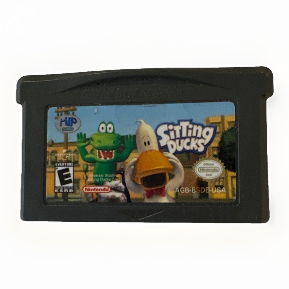 Sitting Ducks Cartridge Only (Nintendo Game Boy Advance 2004) Authentic VG Shape